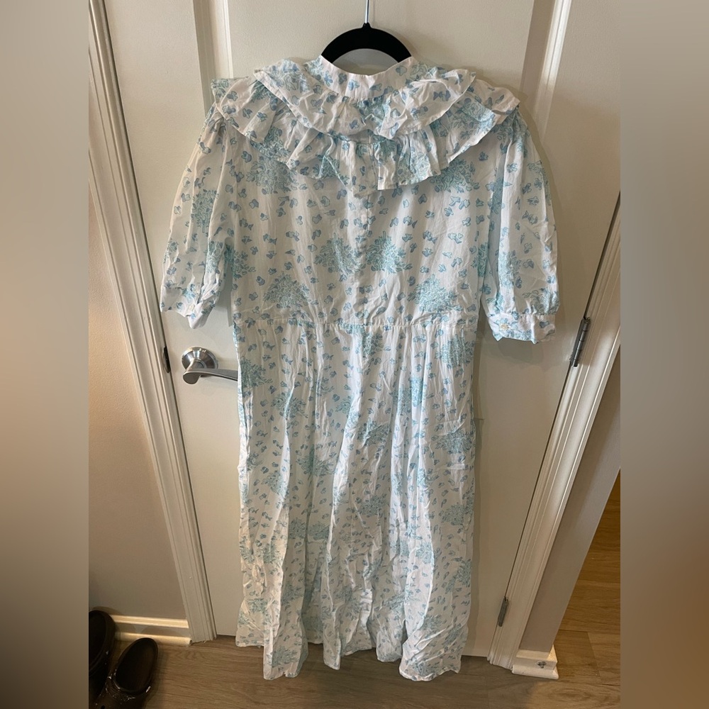 Julia Amory India Amory Floral Maxi Dress with ruffles - Picture 2 of 5